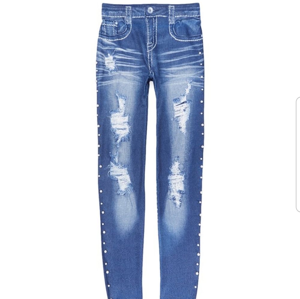 Blue Jeggings